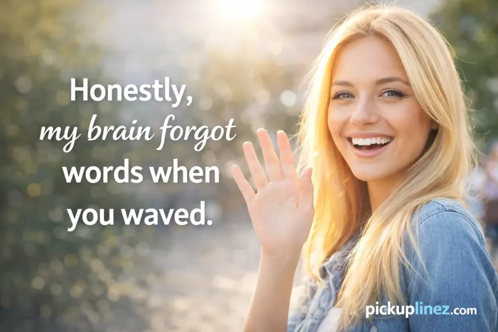 Funny blonde pick up lines