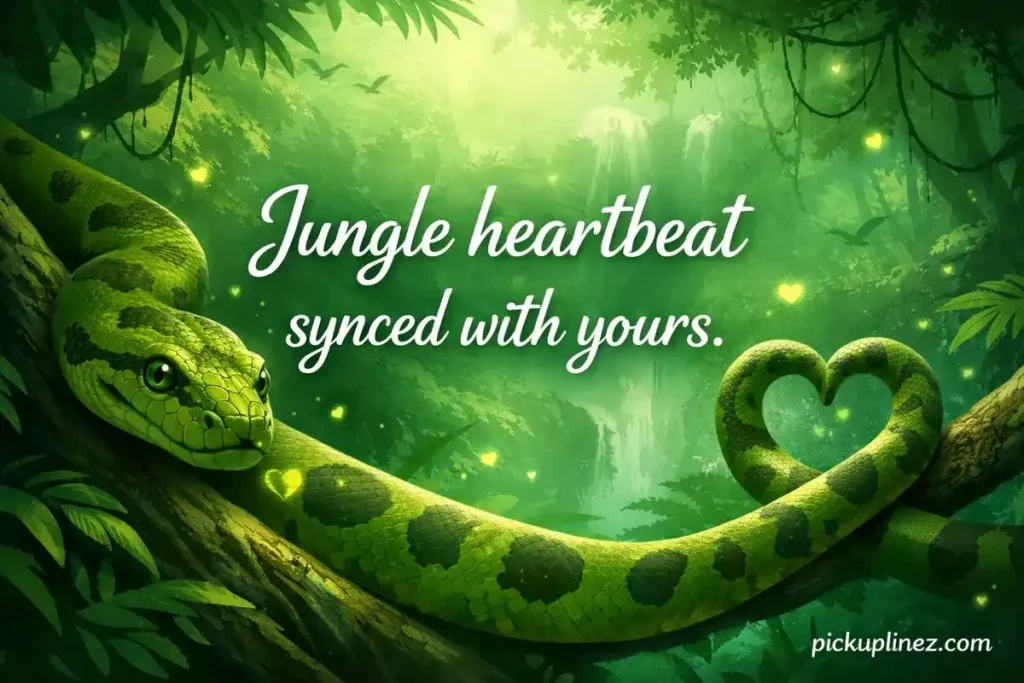 Green Anaconda pick up lines