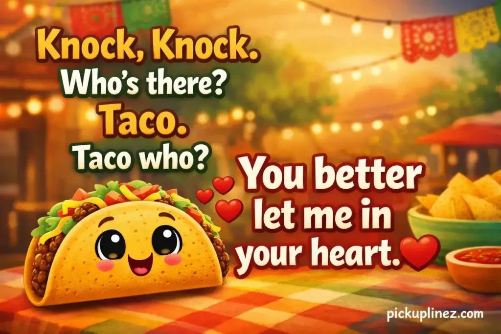 knock knock taco jokes