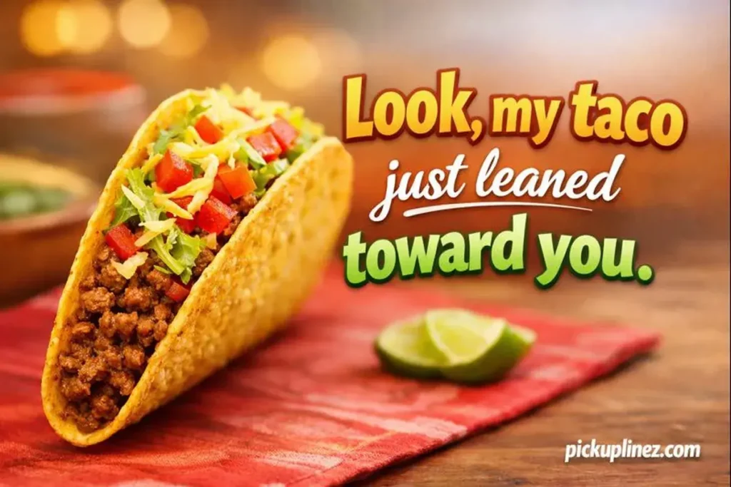 funny taco pick up lines