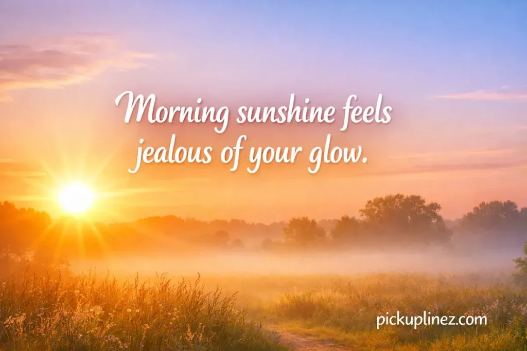 good morning pick up lines