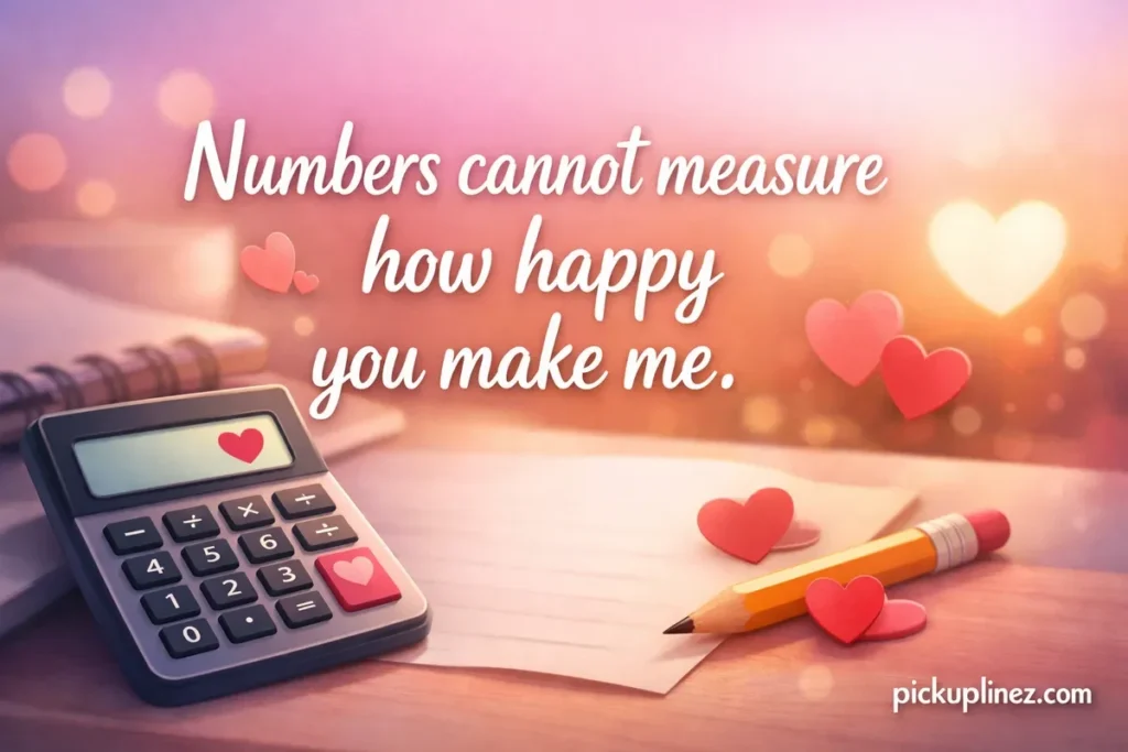 Calculator pick up lines
