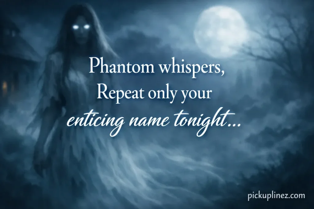 Blood drinker Ghost pick up lines