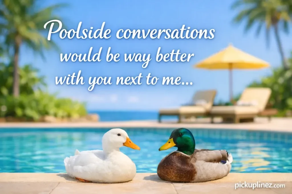 funny duck pick up lines
