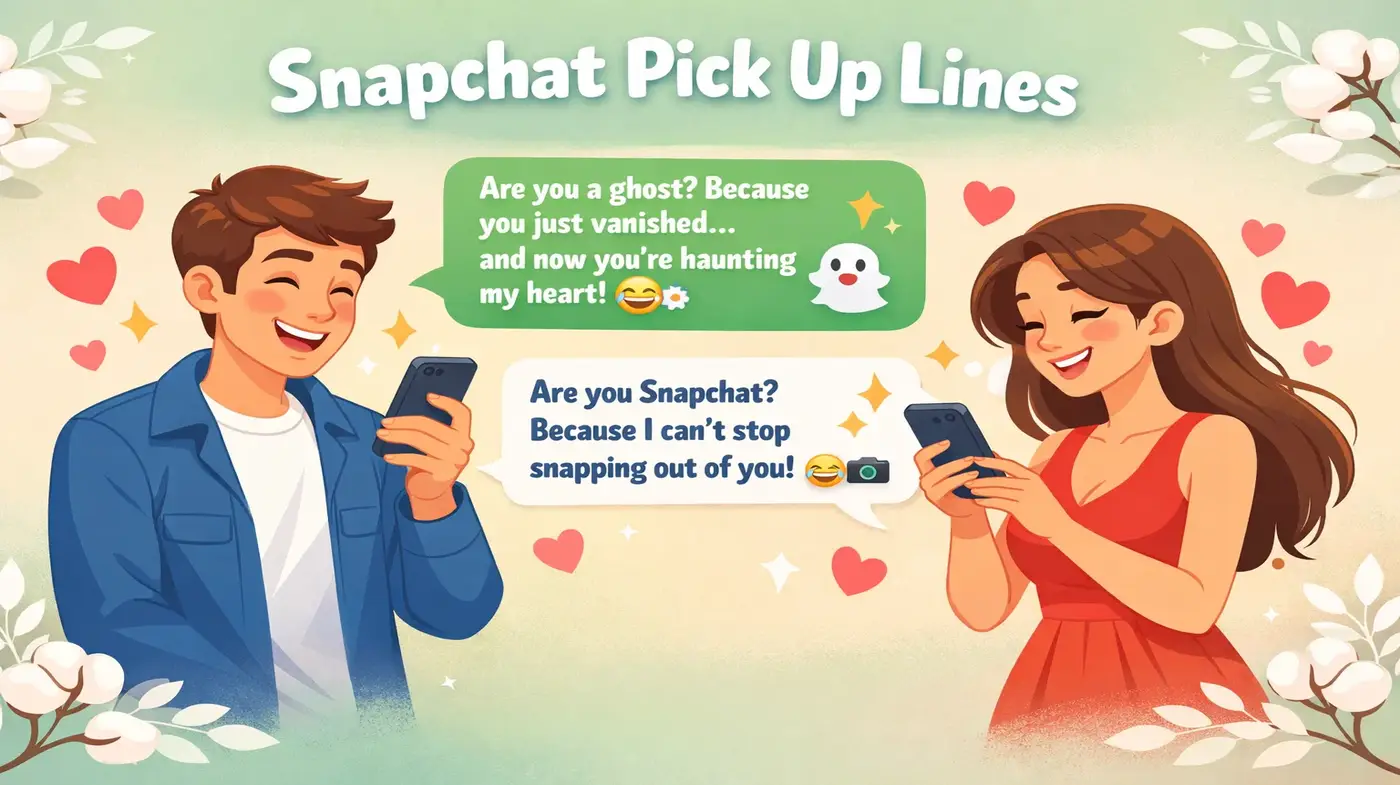 snapchat pick up lines