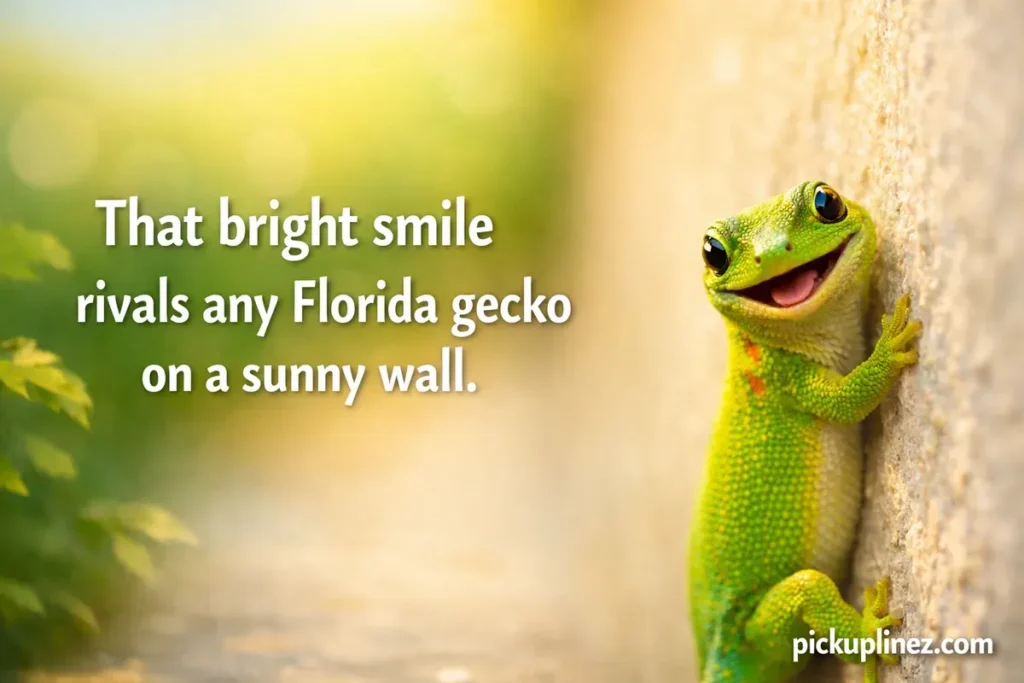 Best lizard pick up lines