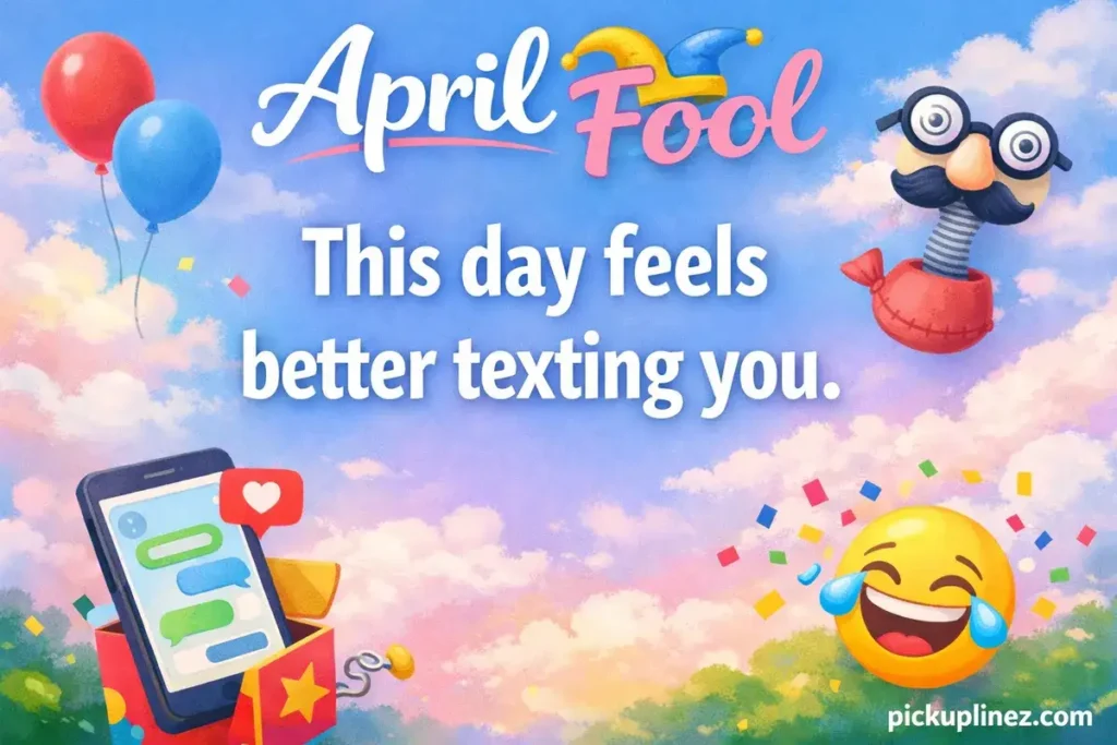 flirty april fools jokes over text