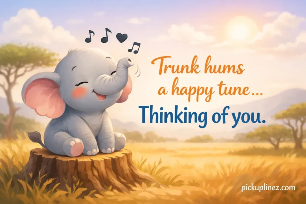 elephant pick up lines funny