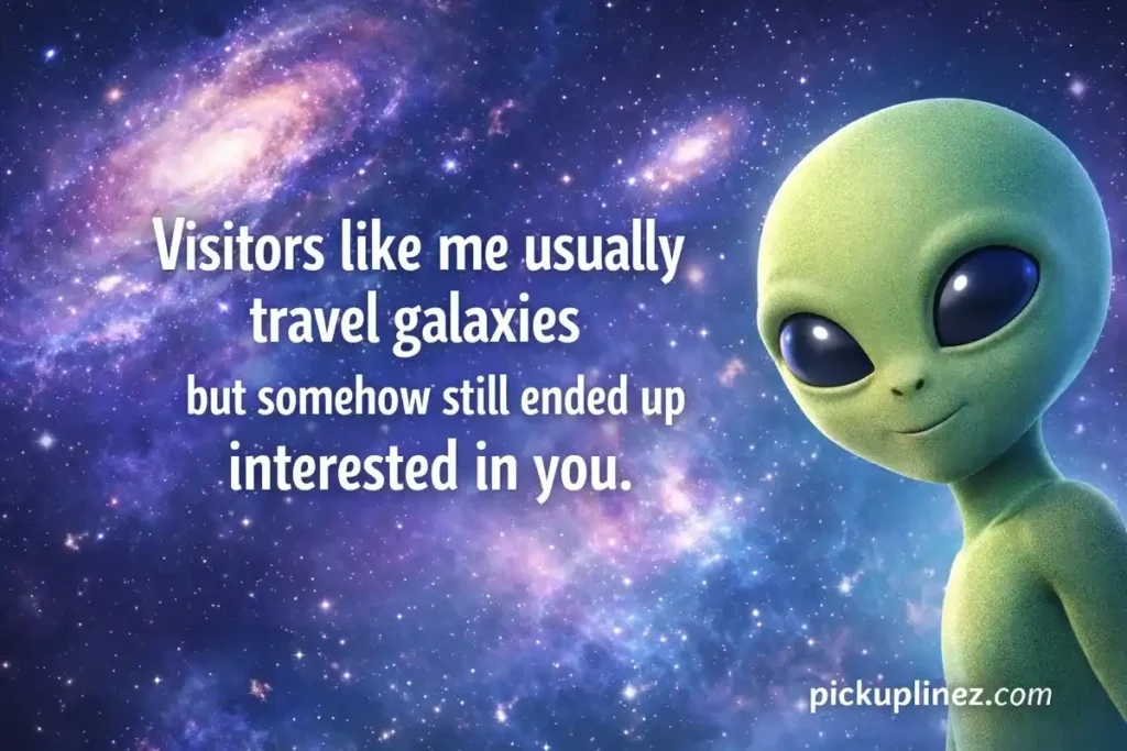 Alien pick up lines