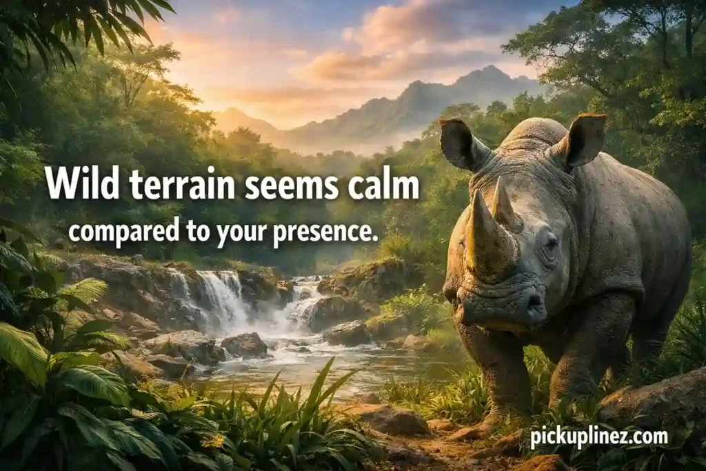 Jungle pick up lines