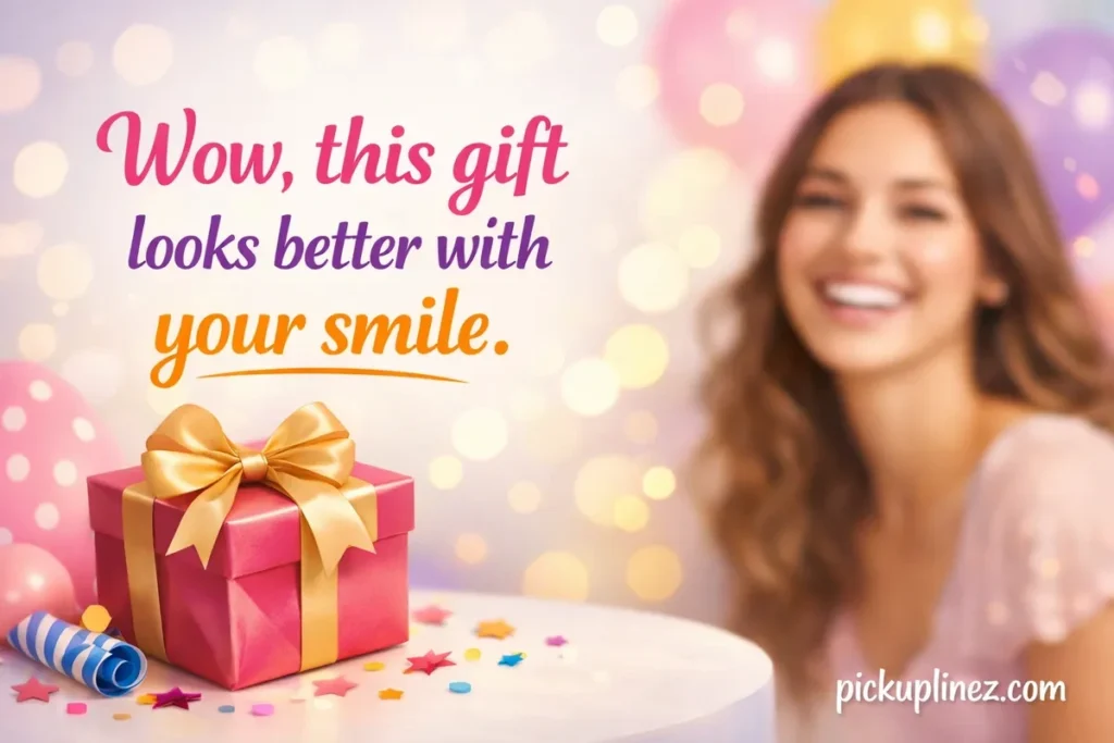 Birthday Gift Pick Up Lines