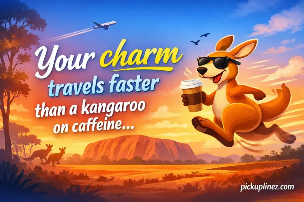 Hilarious australian pick up lines