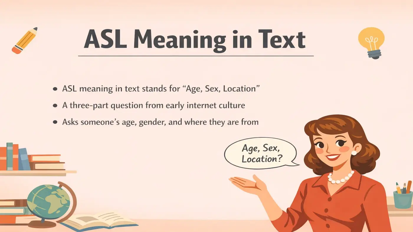 ASL Meaning in Text