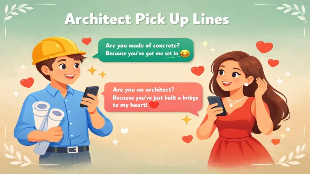 Architect Pick Up Lines