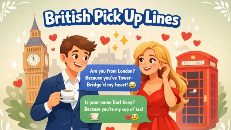 British Pick Up Lines