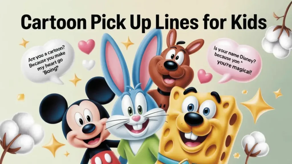Cartoon Pick Up Lines For Kids