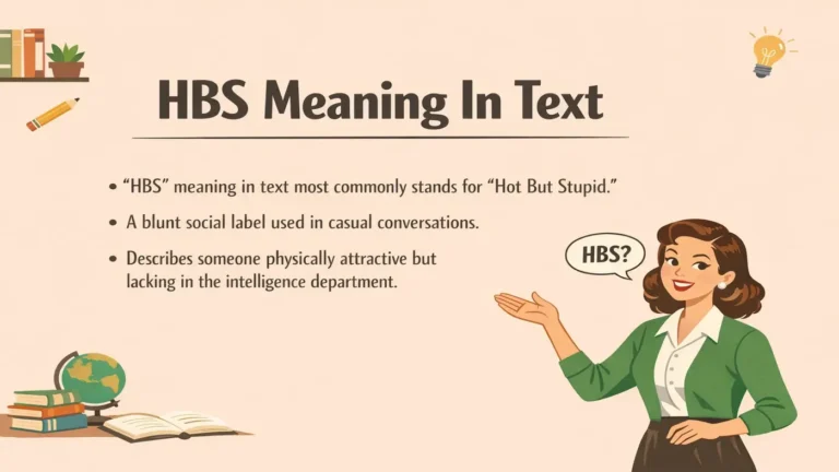 HBS Meaning in Text