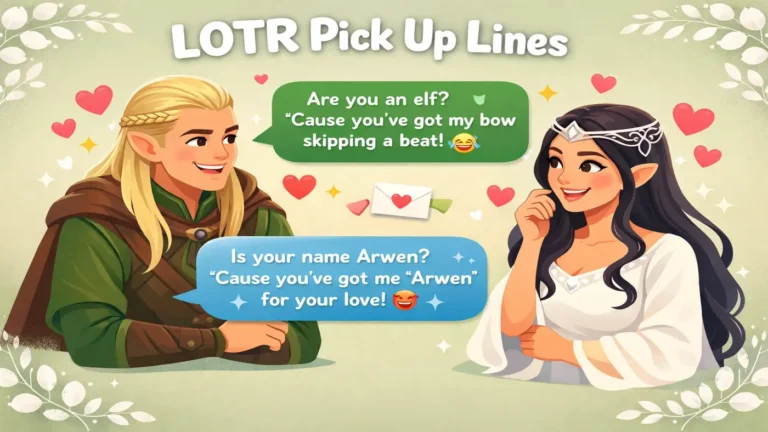 LOTR Pick Up Lines