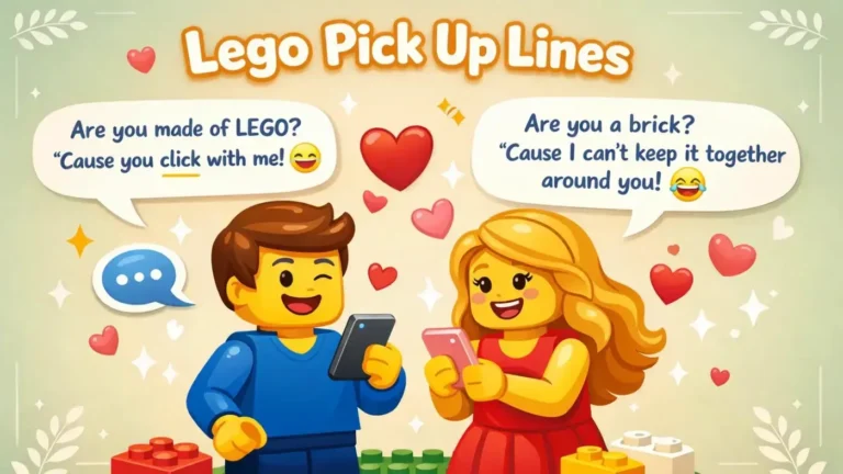 lego pick up lines