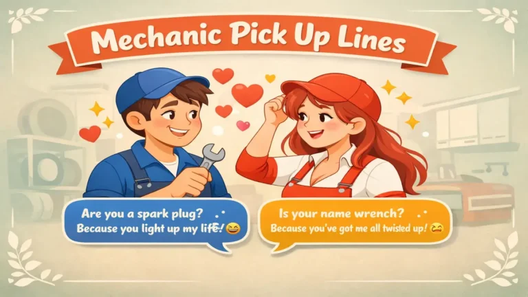 Mechanic Pick Up Lines