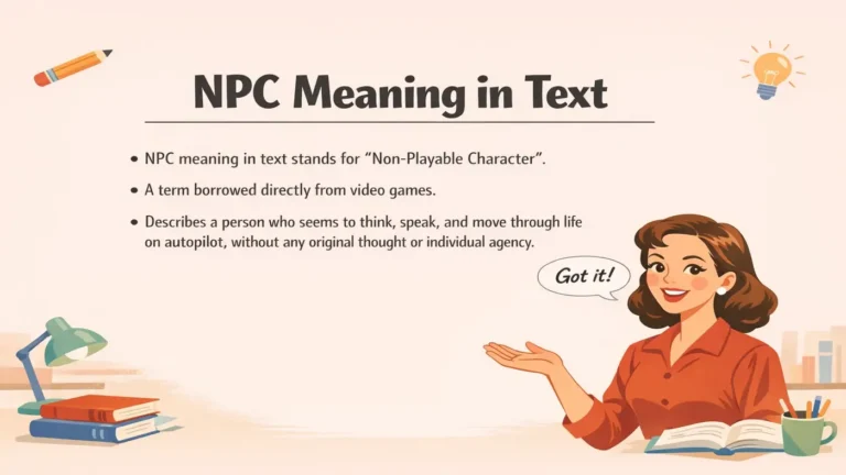 NPC Meaning in Text