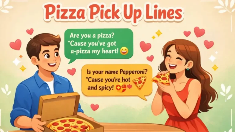 Pizza Pick Up Lines