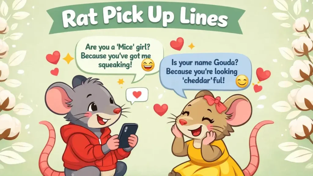 Rat Pick Up Lines
