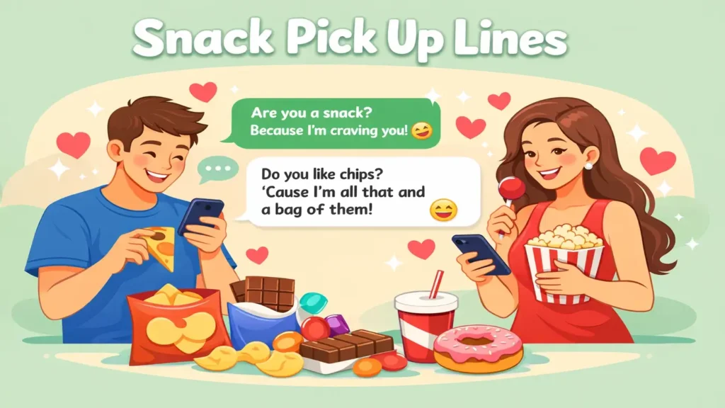 Snack Pick Up Lines