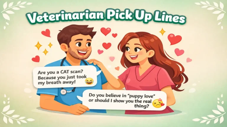 Veterinarian Pick Up Lines