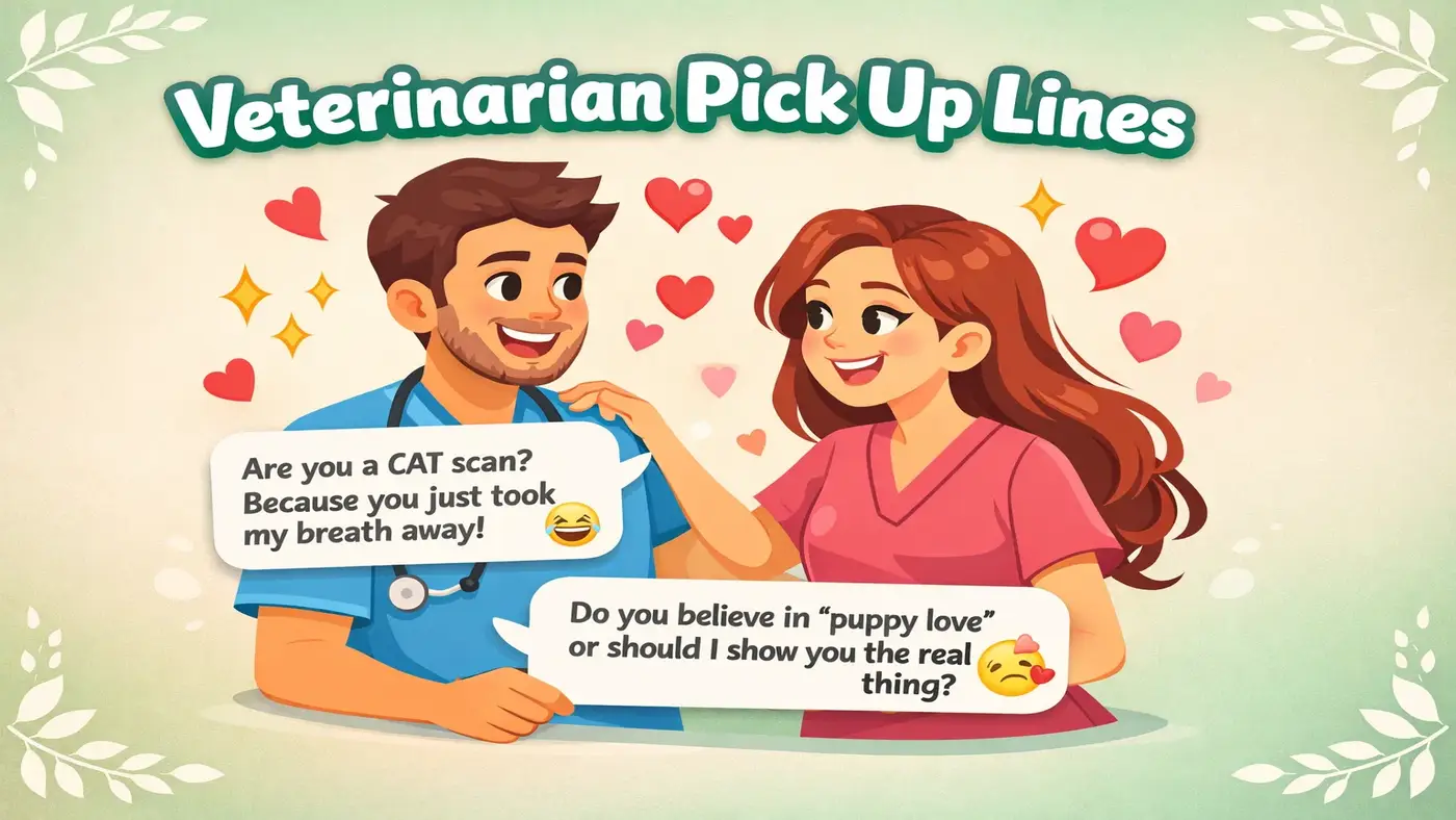 Veterinarian Pick Up Lines