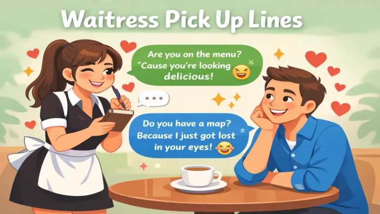 Waitress Pick Up Lines