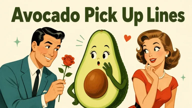 avocado pick up lines