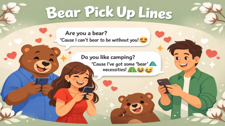 bear pick up lines