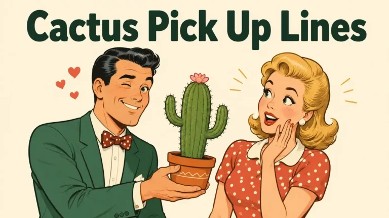 cactus pick up lines