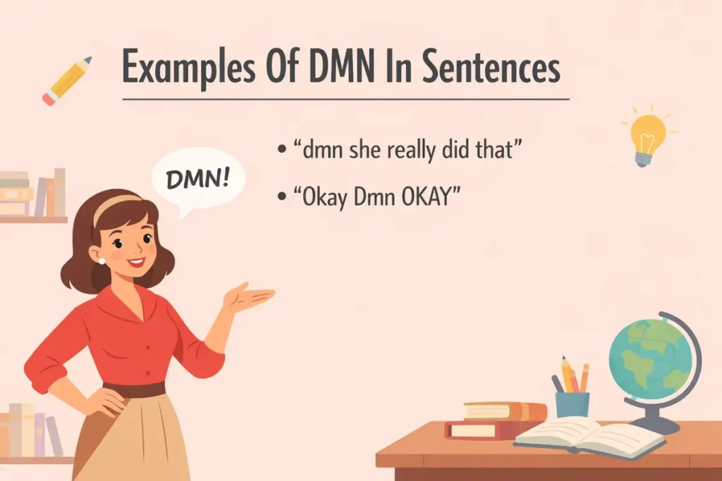 usage of dmn in sentences