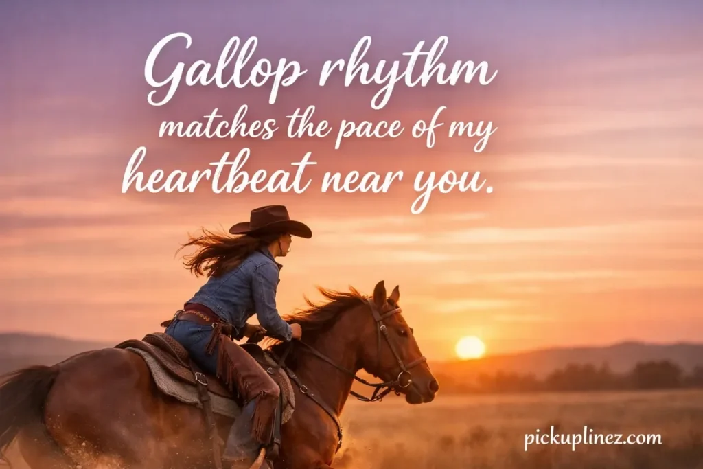 Horse pick up lines for horse riders