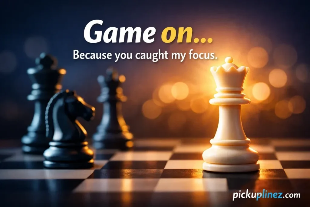 chess game pick up lines