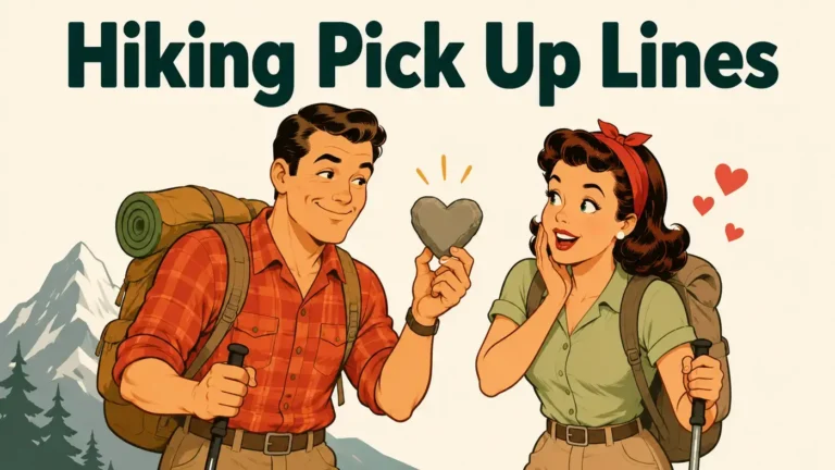 hiking pick up lines