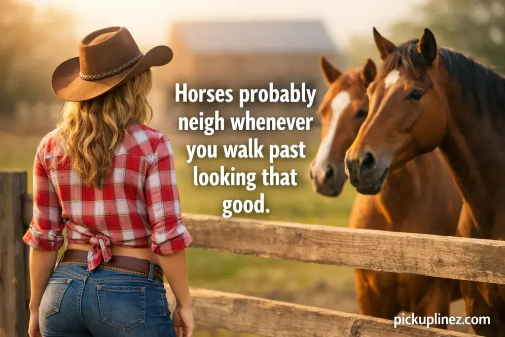 cowgirl pick up lines funny