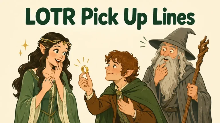 lotr pick up lines