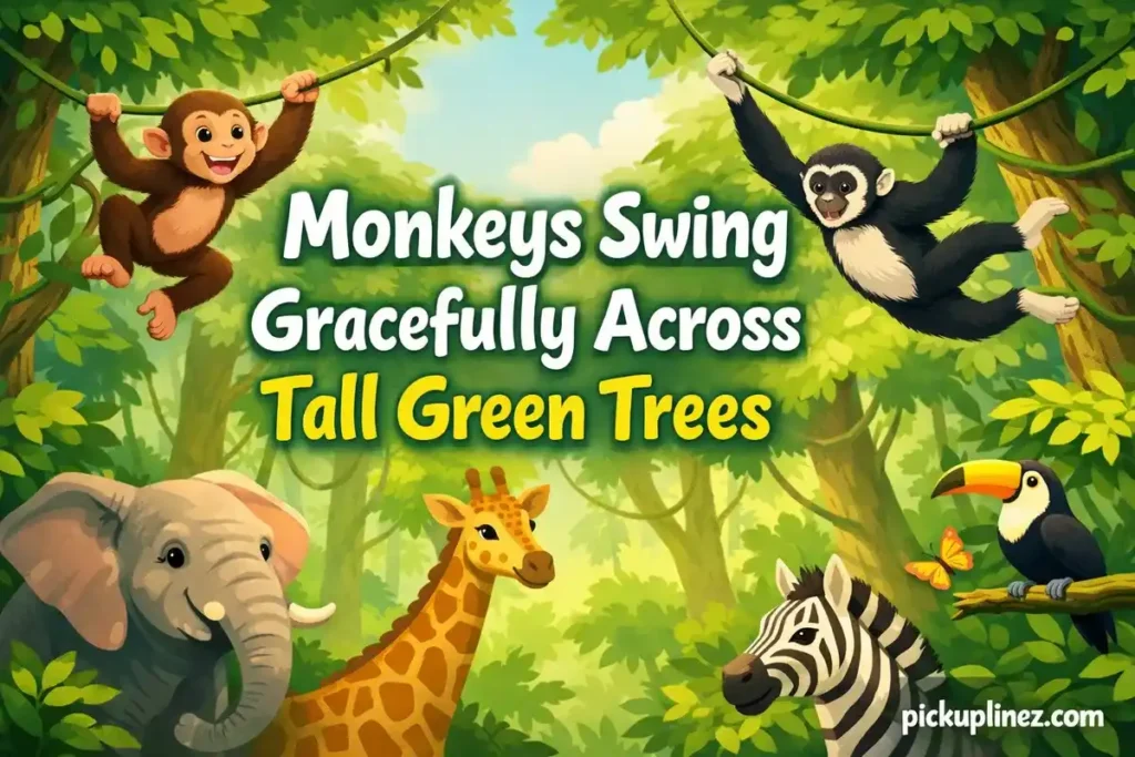 monkey pick up lines