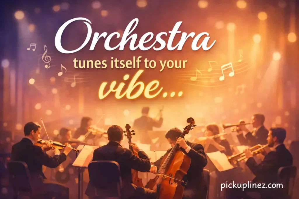 orchestra pick up lines