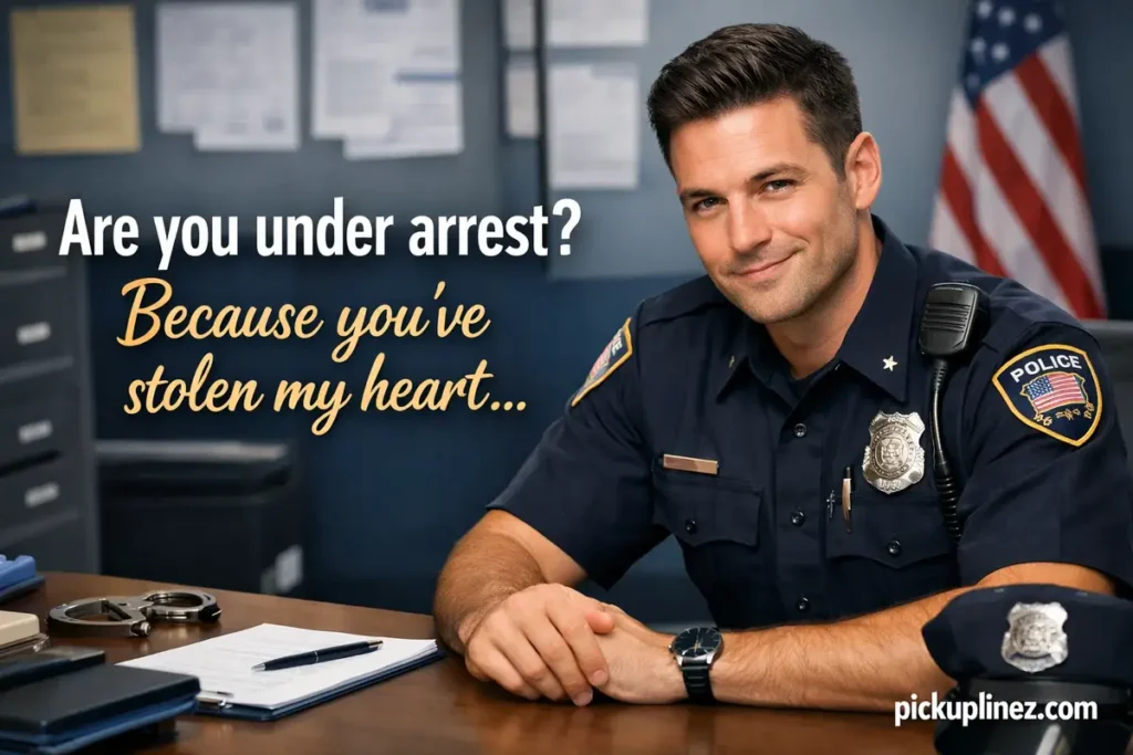 Police Arrest Pick Up Lines