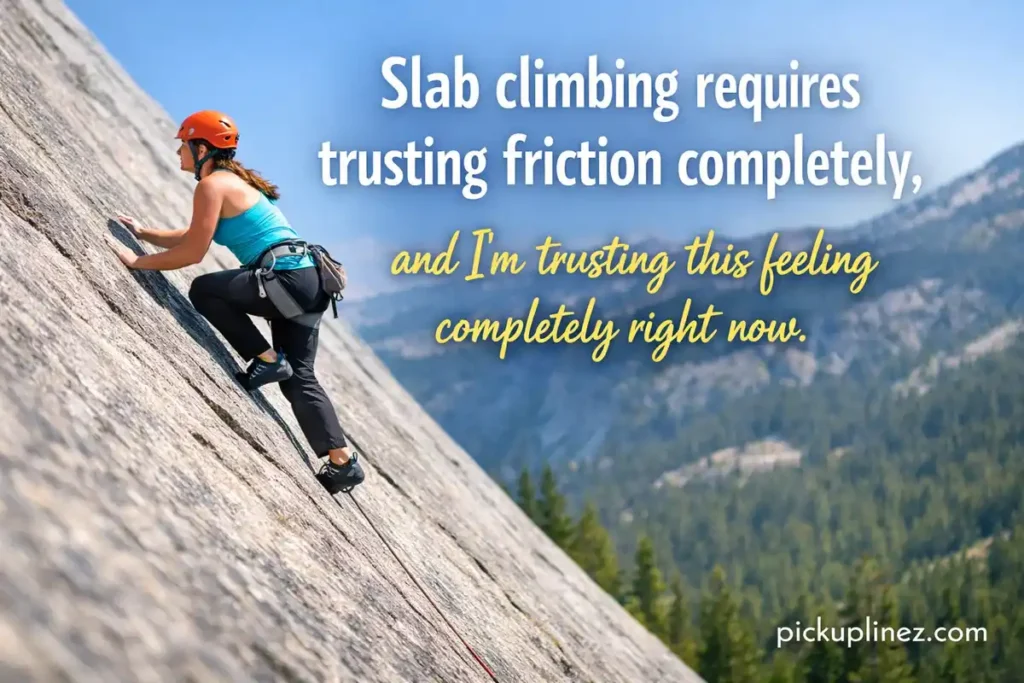 Rock Climbing Pick Up Lines Reddit