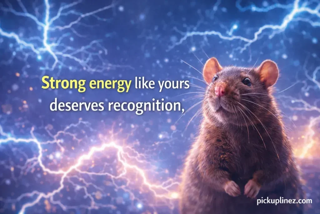 rat pick up lines for him