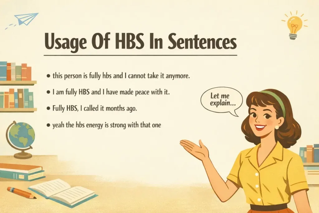usage of hbs in text
