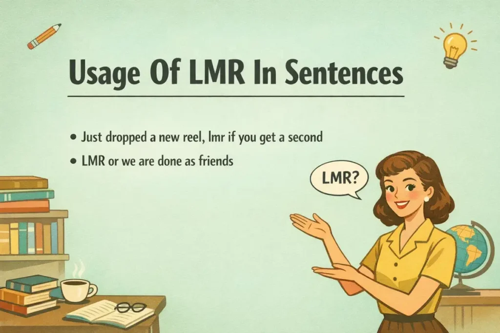 usage of lmr