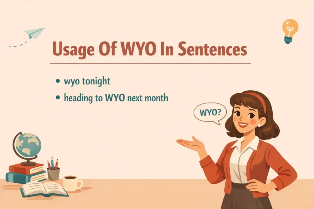 usage of wyo