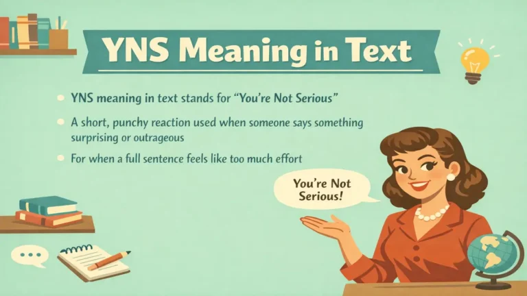 yns meaning in text