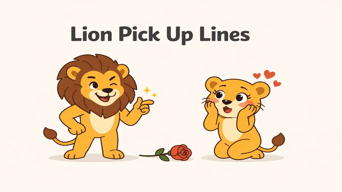 Lion Pick Up Lines